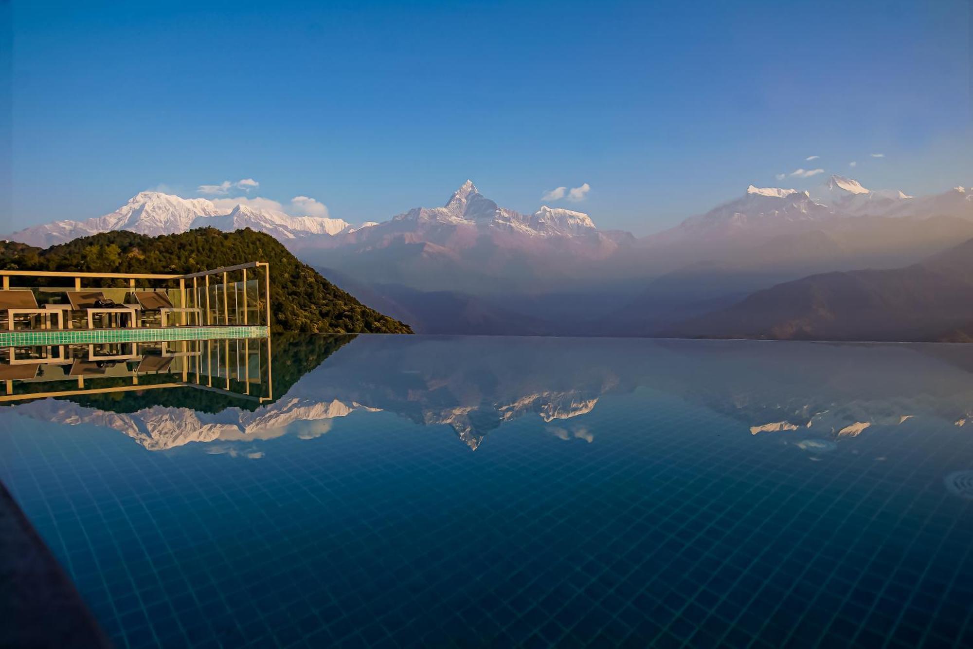 Sarangkot Mountain Lodge Pokhara Bagian luar foto