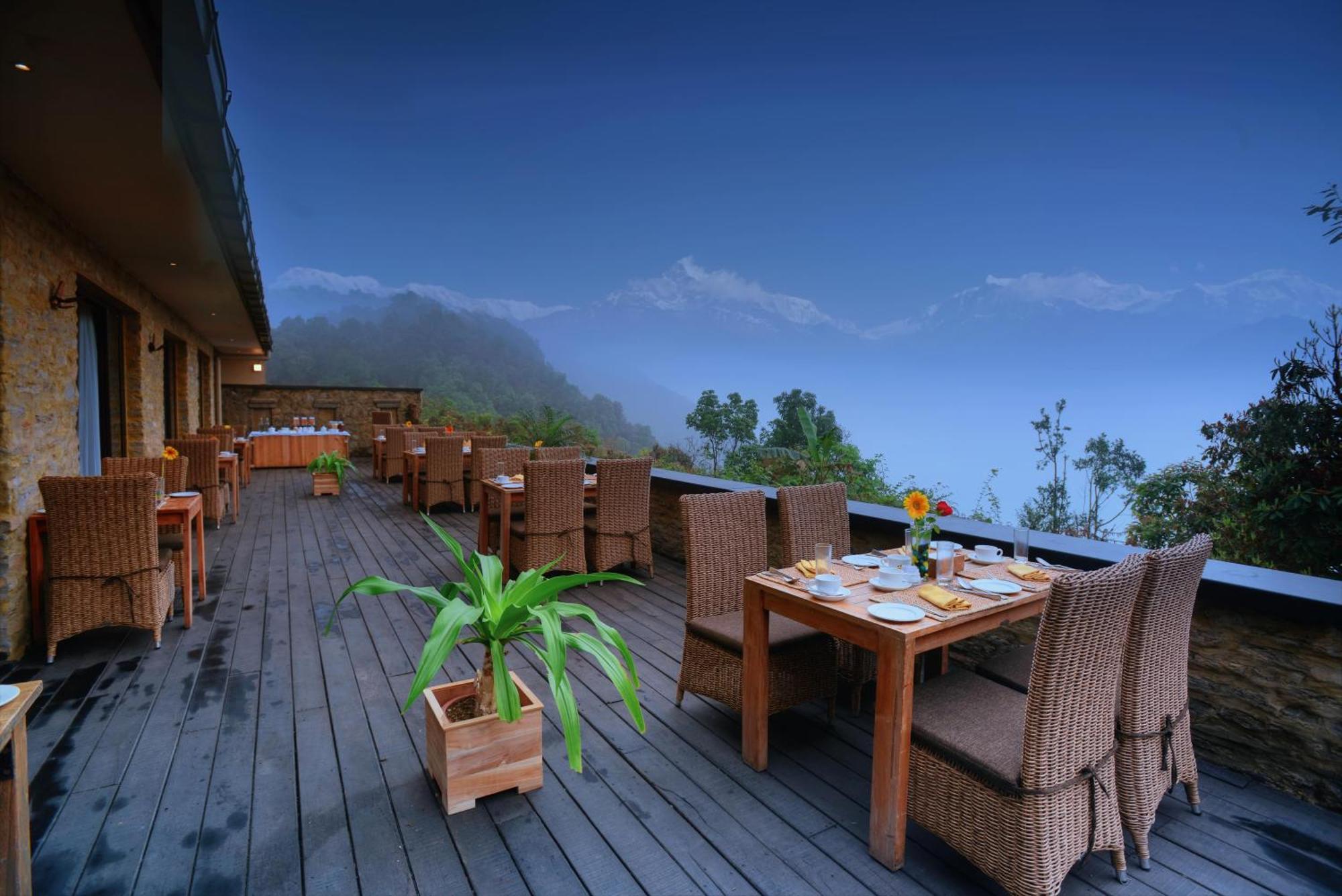 Sarangkot Mountain Lodge Pokhara Bagian luar foto