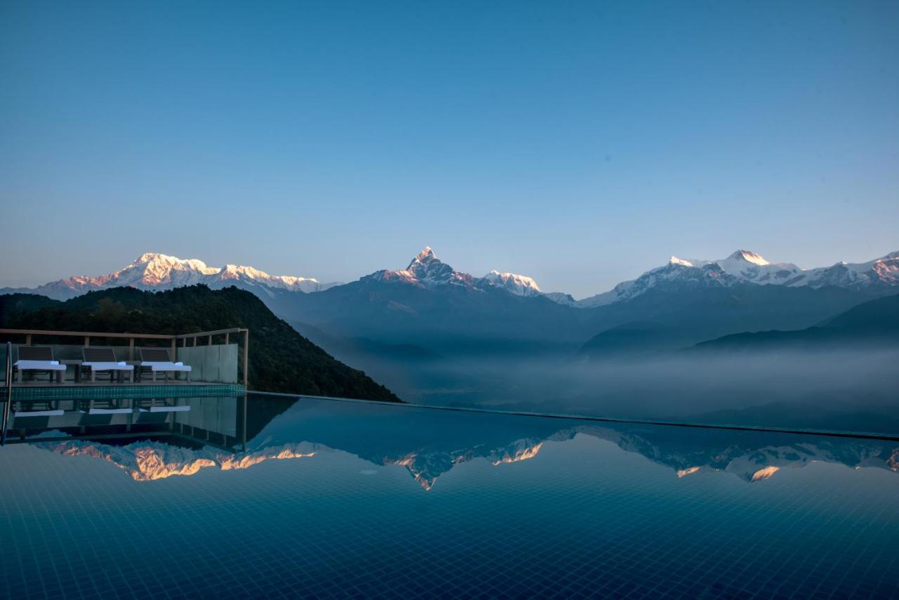 Sarangkot Mountain Lodge Pokhara Bagian luar foto